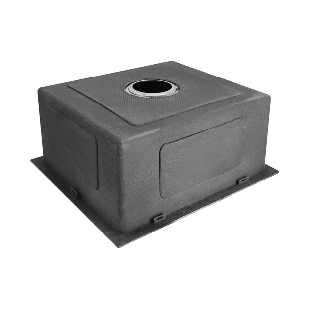 Кухонна мийка Kroner KRP Gebürstet - 4843HM - зображення 5