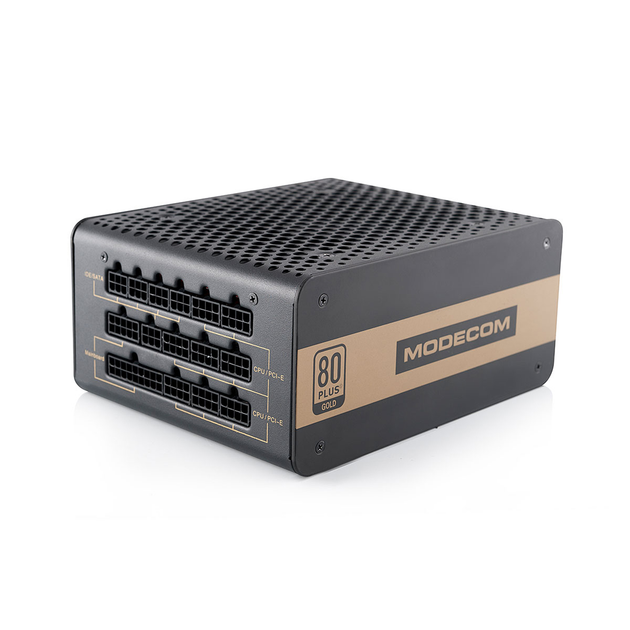 Блок питания для ПК Modecom VOLCANO 750 GOLD 750W 120mm MODULAR 80+ Gold Retail Box (ZAS-MC90-SM-750-ATX-VOLCA) - изображение 1