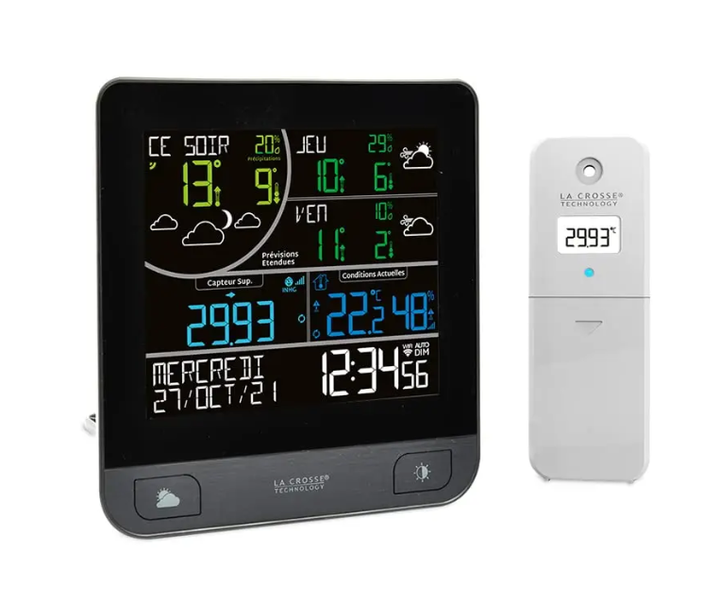 Портативна метеостанція La Crosse LW3101 Wi-Fi Grey - зображення 4