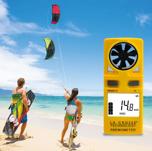 Портативный анемометр La Crosse WS9500 Yellow - изображение 2