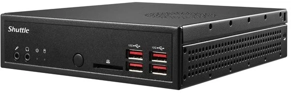 Неттоп Shuttle XPC slim Barebone DH32U5 Black - зображення 3