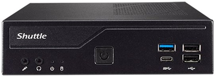 Nettop Shuttle XPC slim Barebone DH610 Black - obraz 1