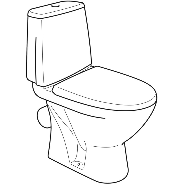 Унитаз-компакт KOLO MODO L39003 с бачком и сиденьем дюропласт Soft Close - изображение 2