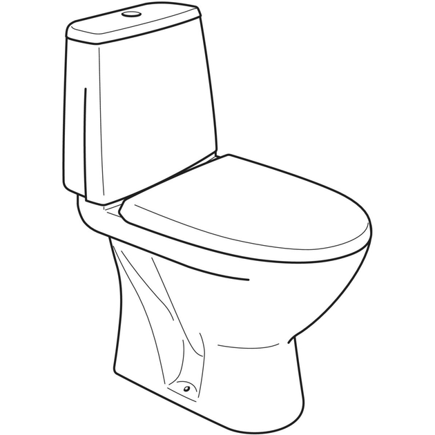 Унитаз-компакт KOLO MODO L39004 с бачком и сиденьем дюропласт Soft Close - изображение 2