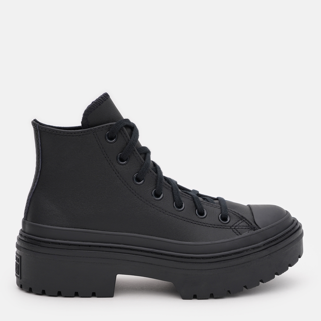 Акція на Жіночі кеди високі Converse Ctas Lugged Heel Hi A10369C 40 (9US) 25.5 см Чорні від Rozetka