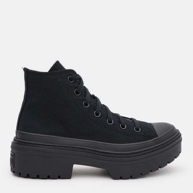 Акція на Жіночі кеди високі Converse Ctas Lugged Heel Hi A11635C 37 (6.5US) 23.5 см Чорні від Rozetka