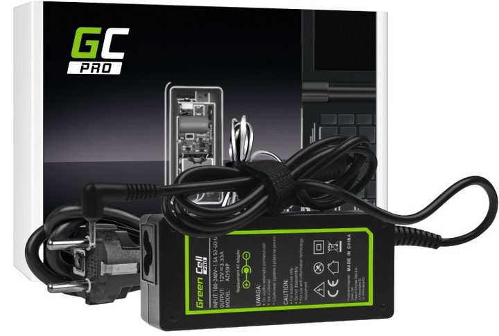 Zasilacz Green Cell Pro 12 V 3.33 A 40 W do laptopa Samsung 303C (5903317227960) - obraz 1