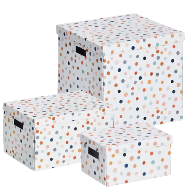 Коробка Zeller Dots з кришкою 18 x 25 x 13 см (4003368144740) - зображення 5