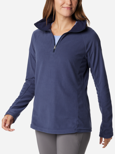 Bluza damska nierozpinana streetwear Columbia Glacial IV 1/2 Zip 1802201466 XL Granatowa (192660112602) - obraz 3