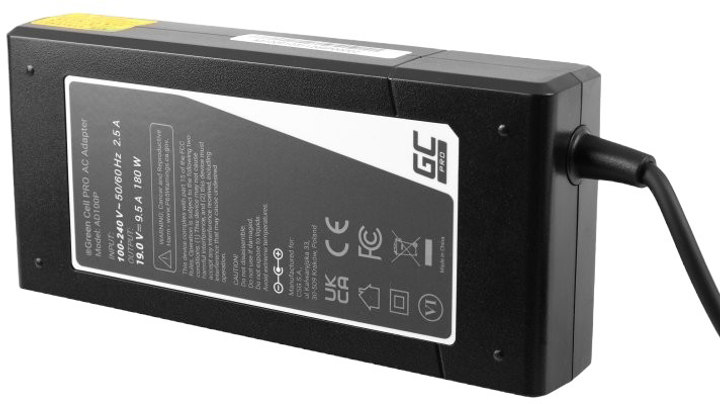 Блок живлення Green Cell Pro 19 V 9.5 A 180 W для ноутбука MSI GT60 (5903317226413) - зображення 5