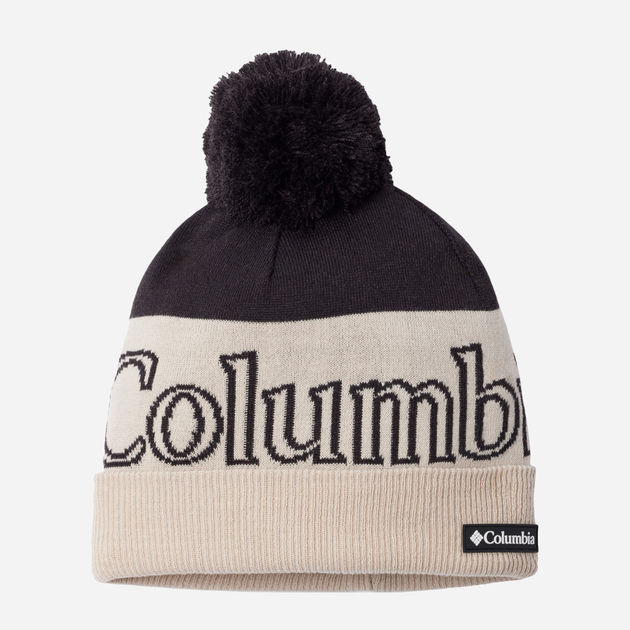 Шапка Columbia Polar Powder II Beanie 1979861015 One Size Чорний/Бежевий (195979606824) - зображення 1