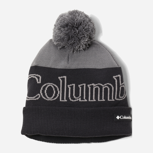 Czapka męska beanie Columbia Polar Powder II Beanie 1979861023 One Size Czarny/Szary (194895512196) - obraz 1