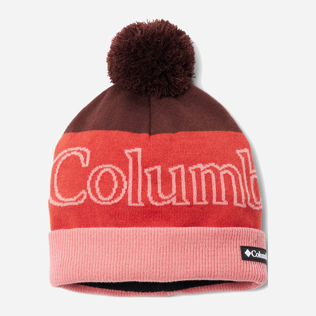 Czapka Columbia Polar Powder II Beanie 1979861607 One Size Brązowy/Czerwony (195981233704) - obraz 1