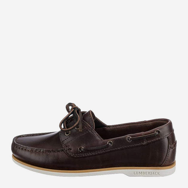 Buty żeglarskie damskie skórzane Lumberjack Navigator SW07804-001B03CI004 40 26 cm Bordowe (8050990313057) - obraz 1