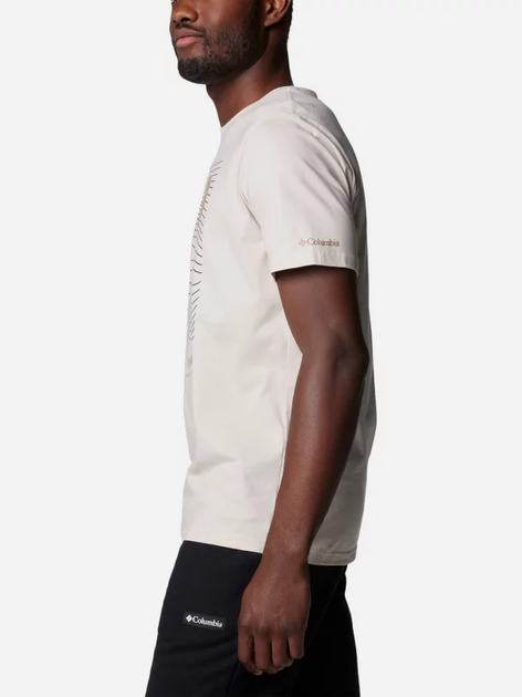 Футболка бавовняна чоловіча Columbia CSC Seasonal Logo Tee 1991036281 L Темно-сіра (195981462500) - зображення 3