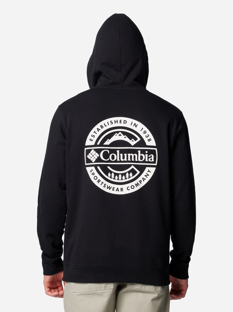 Bluza męska z kapturem Columbia Columbia Trek Graphic Hoodie 2018494008 M Czarna (195981404906) - obraz 2