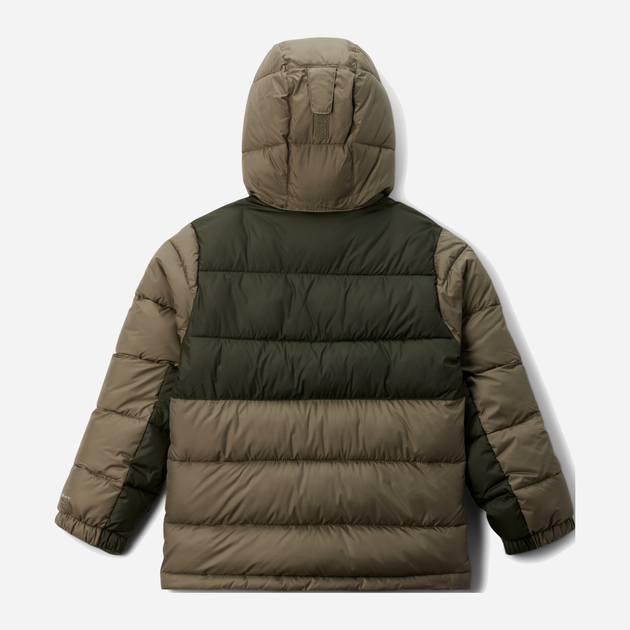 Kurtka młodzieżowa chłopięca zimowa Columbia Pike Lake II Hooded Jacket 2050351398 141-149 cm (M) Oliwkowa (195981080216) - obraz 2