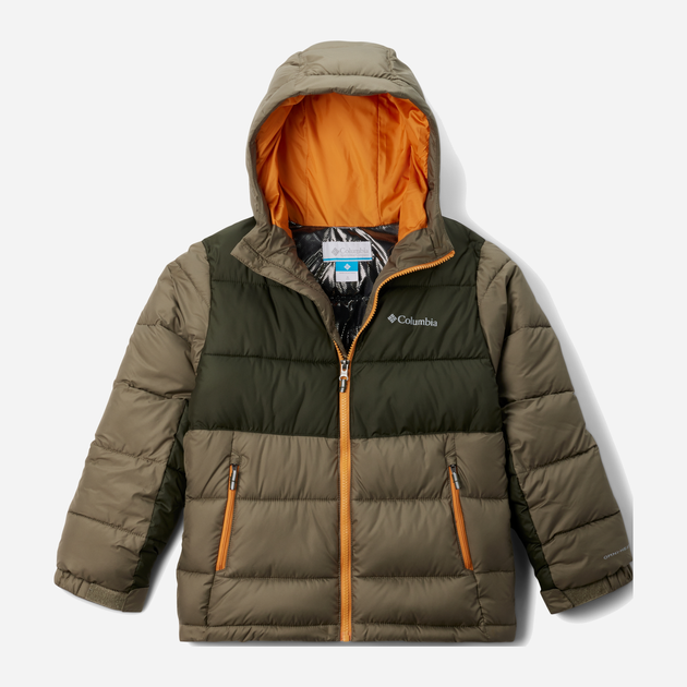 Підліткова зимова куртка для хлопчика Columbia Pike Lake II Hooded Jacket 2050351398 155-159 см (L) Оливкова (195981080230) - зображення 1