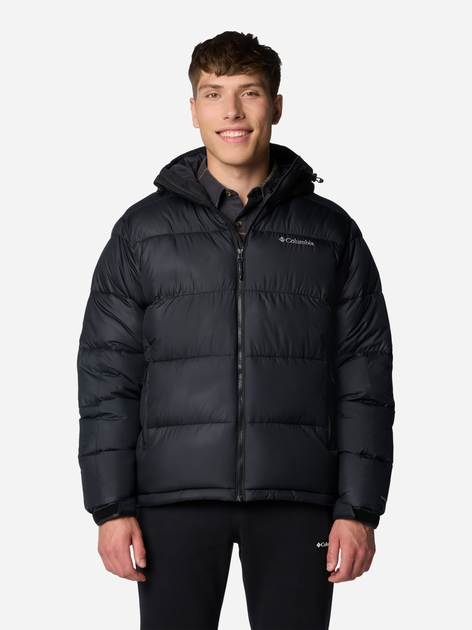 Kurtka zimowa męska sportowa Columbia Pike Lake II Hooded Jacket 2050931012 M Czarna (195981658552) - obraz 1