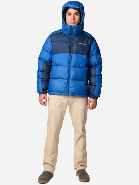 Kurtka zimowa męska sportowa Columbia Pike Lake II Hooded Jacket 2050931433 XL Niebieska (195981097306) - obraz 3