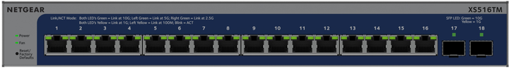 Комутатор Netgear XS516TM (XS516TM-100EUS) - зображення 2