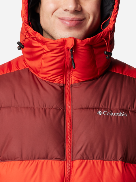 Kurtka zimowa męska sportowa Columbia Pike Lake II Hooded Jacket 2050931698 S Czerwona (195981097337) - obraz 6