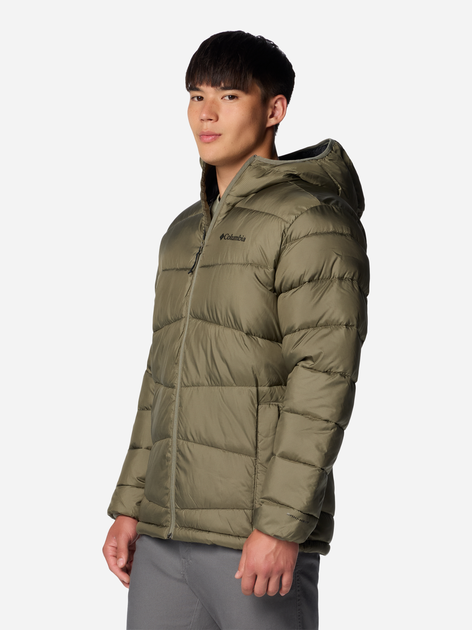 Kurtka zimowa męska sportowa Columbia Fivemile Butte II Hooded Jacket 2086912397 S Zielona (195981422863) - obraz 4