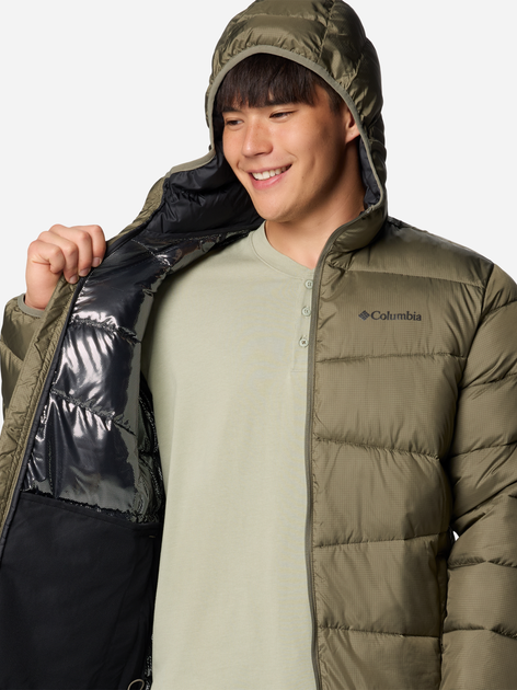 Kurtka zimowa męska sportowa Columbia Fivemile Butte II Hooded Jacket 2086912397 S Zielona (195981422863) - obraz 5