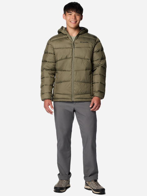 Kurtka zimowa męska sportowa Columbia Fivemile Butte II Hooded Jacket 2086912397 L Zielona (195981422849) - obraz 3