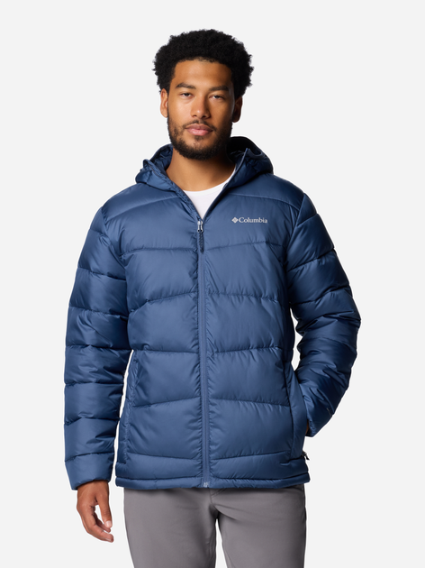 Куртка зимова коротка чоловіча Columbia Fivemile Butte II Hooded Jacket 2086912478 M Темно-синя (195981422962) - зображення 1