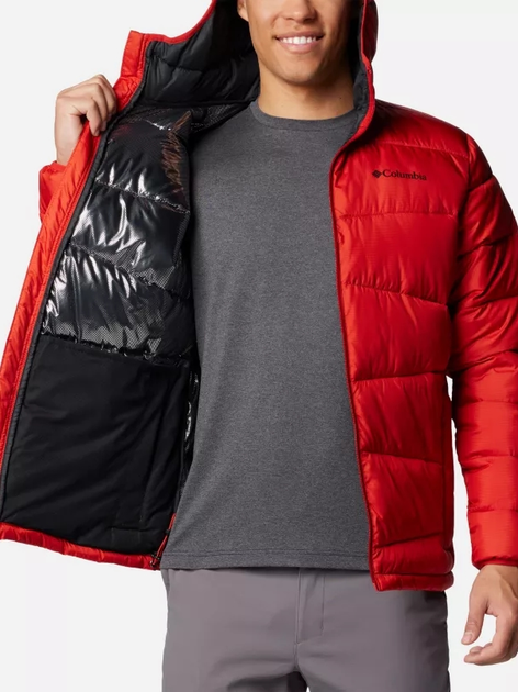 Kurtka zimowa męska sportowa Columbia Fivemile Butte II Hooded Jacket 2086912698 M Czerwona (195981422931) - obraz 4