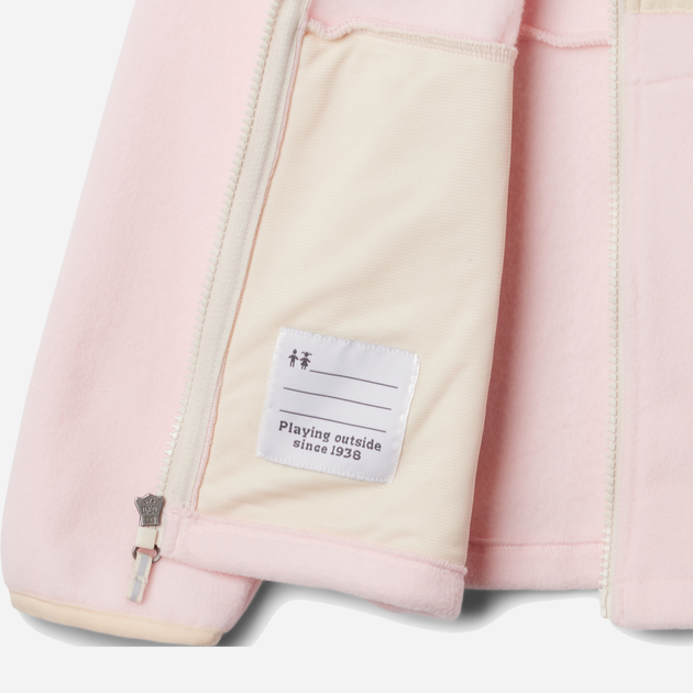 Дитяча толстовка для дівчинки Columbia Fast Trek IV Fleece Full Zip 2087792608 128-134 см Рожева (195981006070) - зображення 3