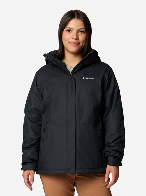 Спортивна вітрівка з капюшоном жіноча Columbia Bugaboo III Fleece Interchange Jacket 2087821010 S Чорна (195981118568) - зображення 1