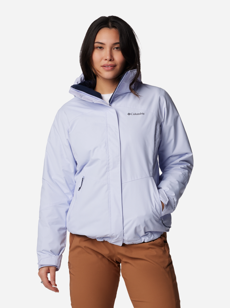 Спортивна вітрівка з капюшоном жіноча Columbia Bugaboo III Fleece Interchange Jacket 2087821581 L Фіолетова (195981118575) - зображення 1