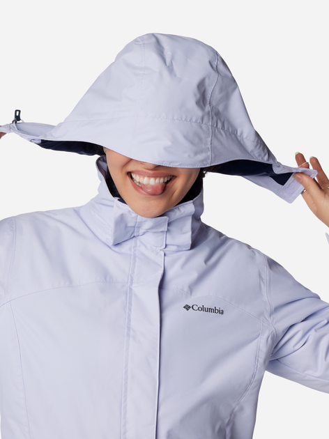 Спортивна вітрівка з капюшоном жіноча Columbia Bugaboo III Fleece Interchange Jacket 2087821581 XS Фіолетова (195981118612) - зображення 9