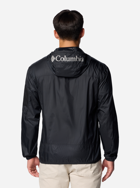 Вітровка чоловіча Columbia Challenger II Windbreaker 2091001010 XXL Чорна (195980993838) - зображення 2