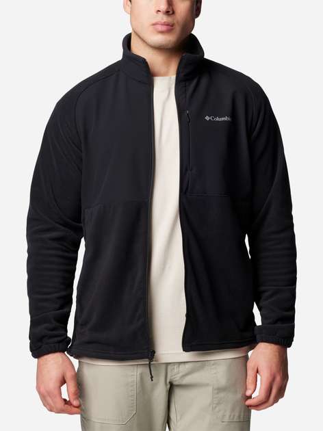 Толстовка на флісі, на блискавці чоловіча Columbia Sage Peak Full Zip Fleece 2095781010 XXL Чорна (195981013481) - зображення 3