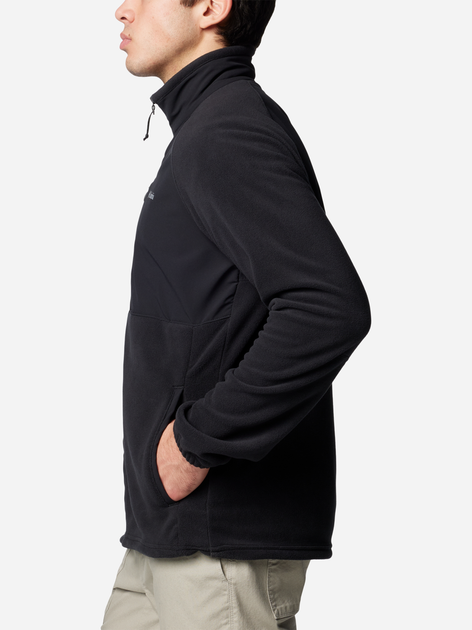 Толстовка на флісі, на блискавці чоловіча Columbia Sage Peak Full Zip Fleece 2095781010 XXL Чорна (195981013481) - зображення 5