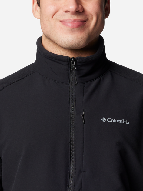 Толстовка на флісі, на блискавці чоловіча Columbia Sage Peak Full Zip Fleece 2095781010 XXL Чорна (195981013481) - зображення 6