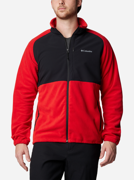 Толстовка на флісі, на блискавці чоловіча Columbia Sage Peak Full Zip Fleece 2095781698 XXL Червоний/Чорний (195981013672) - зображення 1