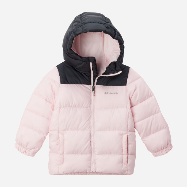 Kurtka dziecięca dla dziewczynki zimowa Columbia Puffect Hooded Jacket 2096273608 98 Różowa (195981109269) - obraz 1