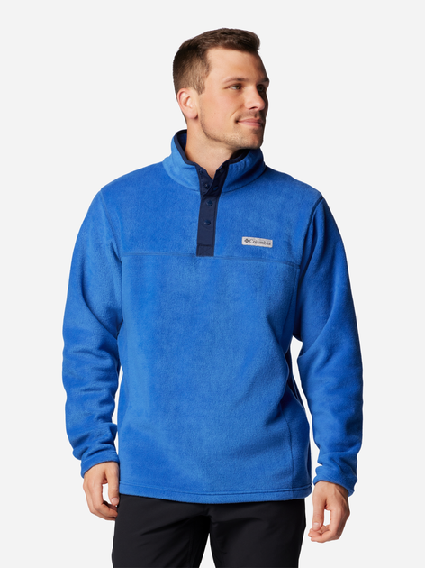 Bluza męska nierozpinana streetwear Columbia Steens Mountain Half Snap II 2097721433 M Niebieska (195981427813) - obraz 1