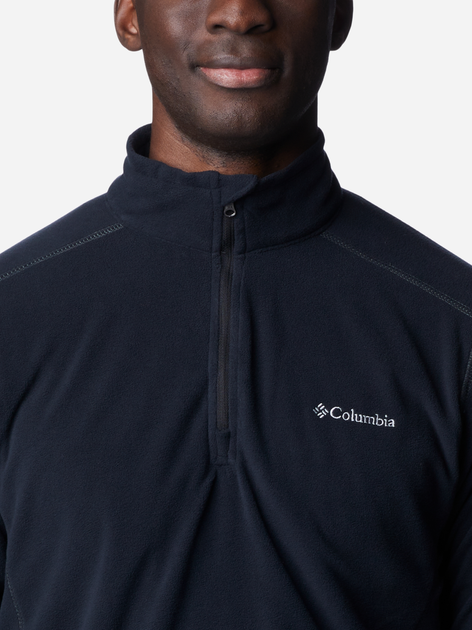 Bluza męska nierozpinana streetwear Columbia Klamath Range II Half Zip 1352472010 S Czarna (824646897103) - obraz 5