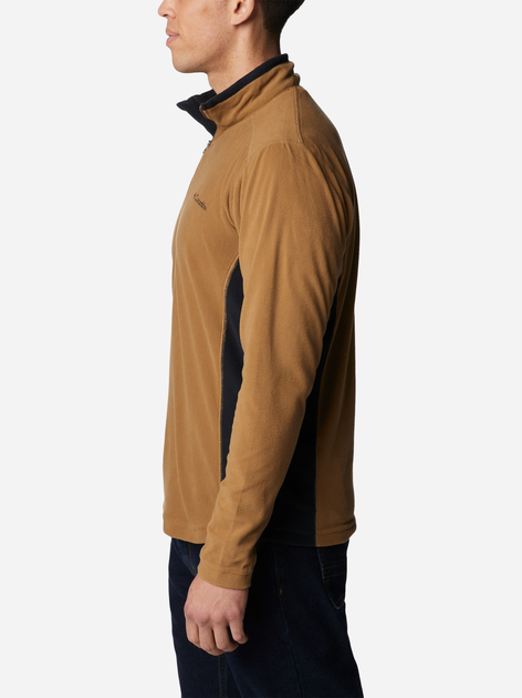 Толстовка на флісі чоловіча Columbia Klamath Range II Half Zip 1352472257 XL Коричнева (194895205357) - зображення 4
