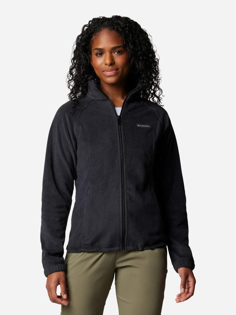 Толстовка на блискавці без капюшона жіноча Columbia Benton Springs Full Zip 1372111010 S Чорна (824648383796) - зображення 1