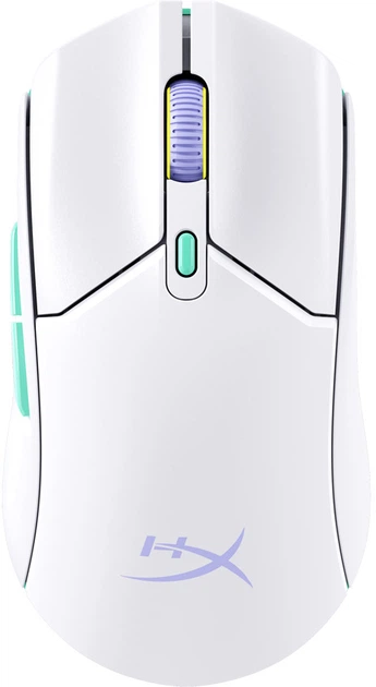 Mysz HyperX Pulsefire Haste 2 Core Wireless/Bluetooth White (8R2E7AA) - obraz 2