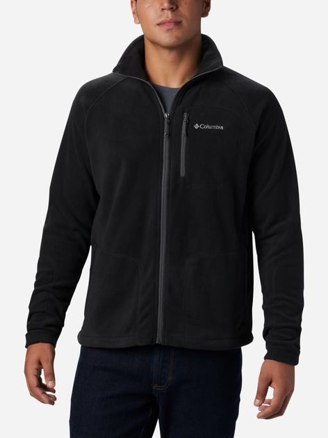 Толстовка на блискавці чоловіча Columbia Fast Trek II Full Zip Fleece 1420421010 S Чорна (885491937659) - зображення 1