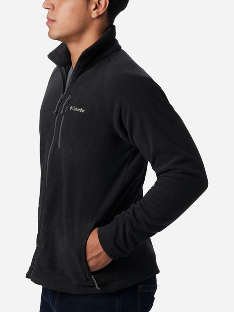 Толстовка на блискавці чоловіча Columbia Fast Trek II Full Zip Fleece 1420421010 L Чорна (885491937673) - зображення 4