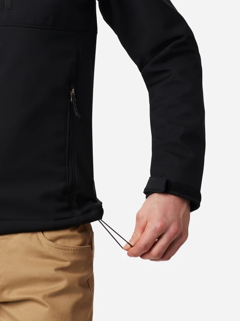Вітровка чоловіча Columbia Ascender Softshell Jacket 1556534007 XXL Чорна (195981378382) - зображення 5