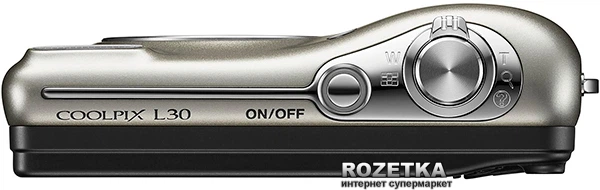 Фотоапарат Nikon Coolpix L30 Silver купити на ROZETKA | Чудова